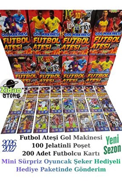 şekeyci Futbol Ateşi Playoff Series Sporcu 48 Kutu Tam Paket
