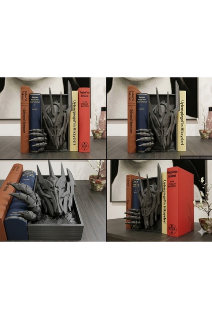 Sauron 3D Book Nook - Mordor Themed Book Nook and Shelf Decor - Lotr Exclusive Collection