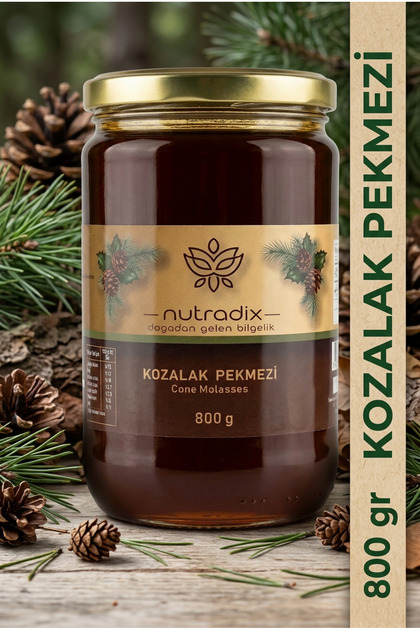 nutradix doğadan gelen bilgelik Nutradix Kozalak Pekmezi 800 gr