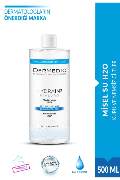 HYDRAIN3 HIALURO Misel Su H2O 500ML