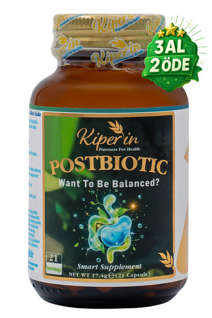 Postbiyotik 210 Milyar Cfu Rhamnosus & Plantarum Sindirim (21Kapsül & 700mg) | Akıllı Gıda Takviyesi