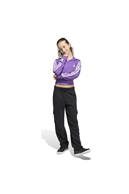 adidas Jg 3S Ft Fz Cro Genç Kız Spor Sweatshirt KE3013 - Fiyatı