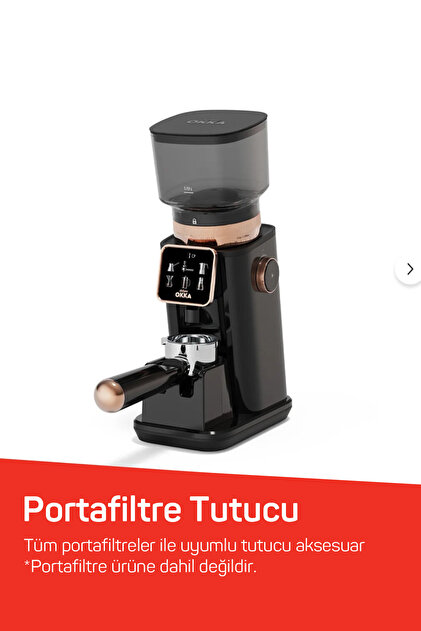 Arzum OK0044 Master Grind Kahve Öğütücü, 60 Öğütme Ayarlı, Dijital
