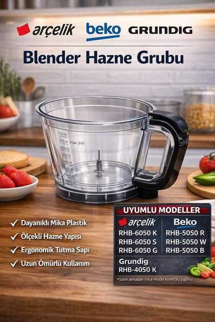 Arçelik RHB-6050 G ARÇELİK BLENDER HAZNE GRUBU