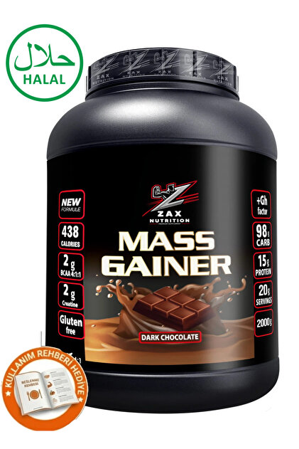 zax nutrition Mass Gainer 2000gr Yüksek Protein Değerli Ve Amino