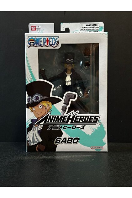 ONE PIECE SABO & NARUTO フィギュアセット BANDAI 16 cm Sabo Poz Verilebilir Figür - Anime Heroes One Piece