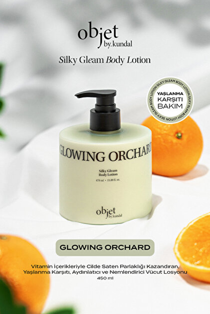 Anti-Aging Satin Finish Body Lotion Silky Gleam Body Lotion (Glowing Orchard)