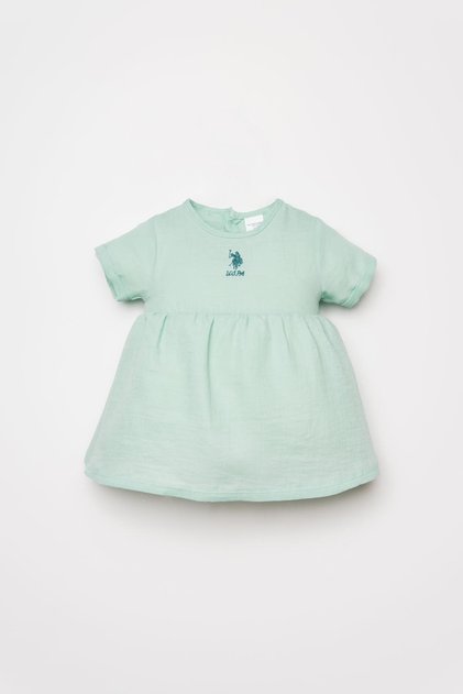 Baby Girl Muslin Dress 100% Cotton – Summer, Breathable Fabric