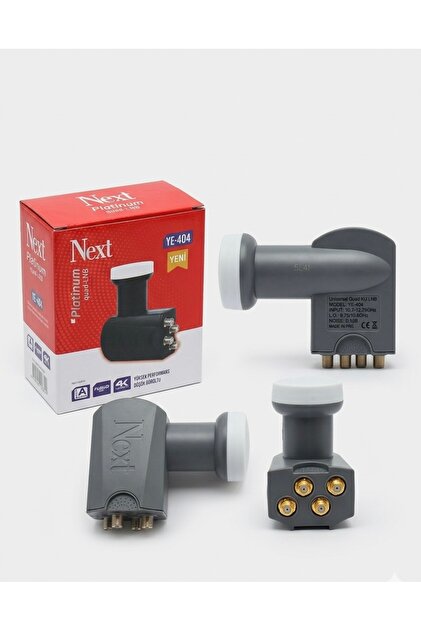 Next 4 lü LNB Quad 4K