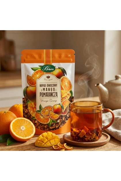 Ceai-Infuzie de fructe cu Mango-Portocala, 100g