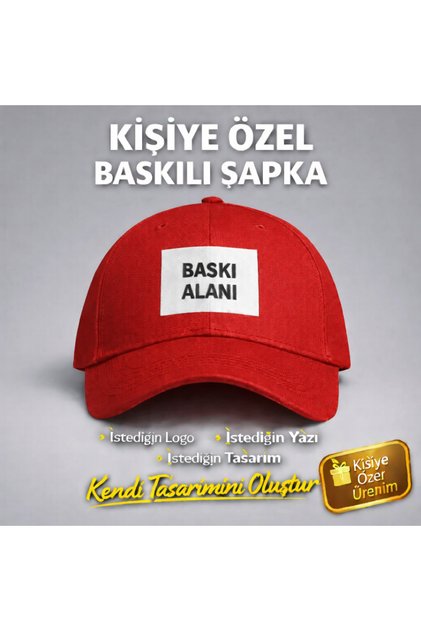 Kişiye Özel Logo Baskılı Şapka | Unisex Ayarlanabilir