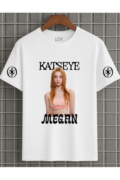 Katseye Group Megan Special Design Premium Quality Breathable T-Shirt (Pack of Cotton).
