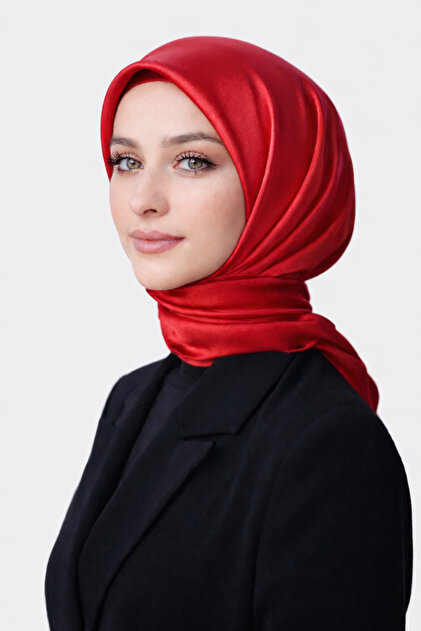 Mineşarpt Crystal Series Shiny Textured Stylish Scarf (Beige, Brown, Red, Blue, Black)