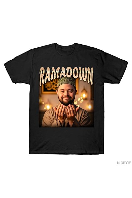 Ramadown Meme T-Shirt for Men Women 100% Cotton t Shirts Short Sleeve Tops J28
