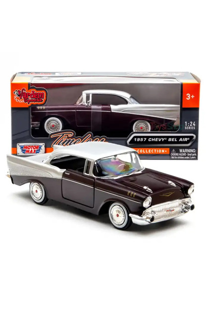 Motor Max Motormax 1957 Chevrolet Belair 1:24 Ölçek Diecast Model
