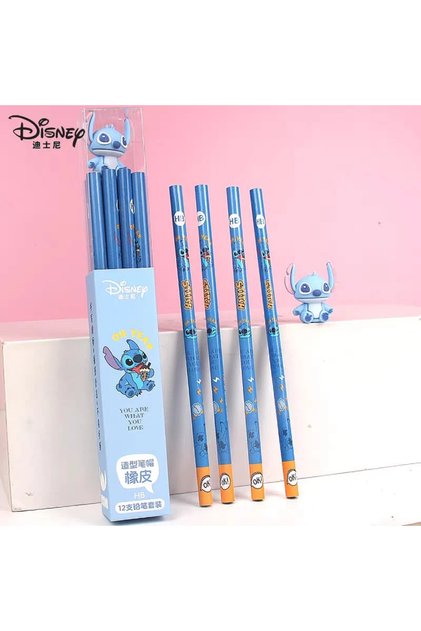 HB pencils with Disney and Marvel character designs