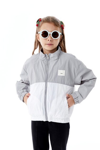 Baby Girl - Children's Combed Cotton Lined Transitional Raincoat