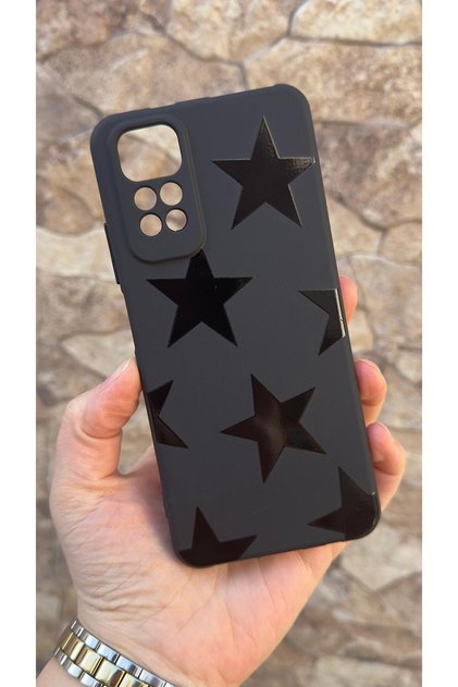 Redmi Note 11 Pro/Note 12 Pro 4g Compatible Star Silicone Shock-Absorbing Calcium Protected Rubber Case