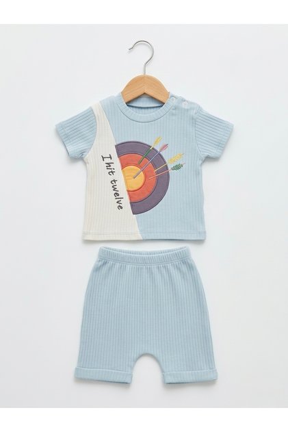 2-Piece Summer Baby Shorts Set