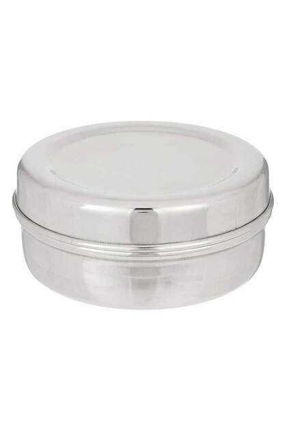 Deluxe Stainless Steel Puri Dabba Food Container (Size 6)