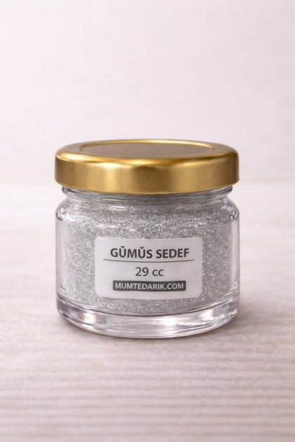 Gümüş Metalik Toz Pigment Boya 29cc