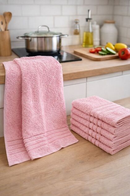 TEXTİLES MAGİC LAMP 4'lü Havlu Seti 35 x 40 - Mutfak & Banyo