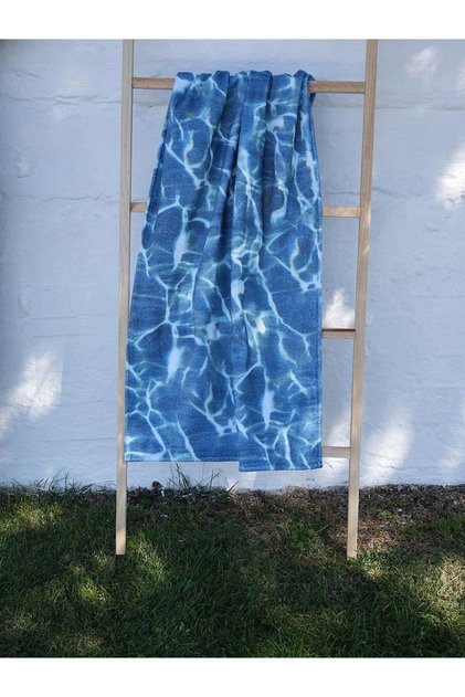 Velvet 70X140 cm Unisex Colorful Patterned Beach Towel
