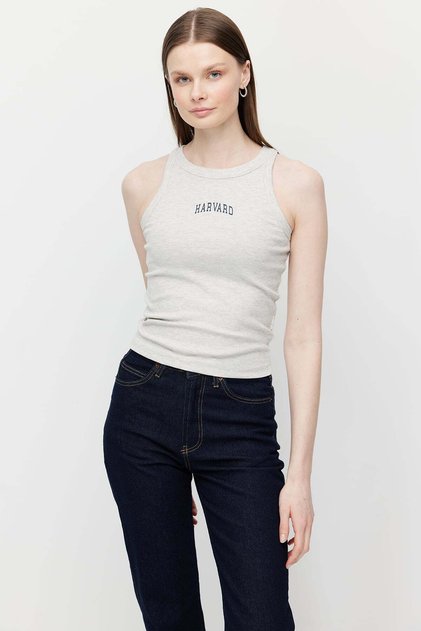 Women's Halter Neck Written Bodysuit
