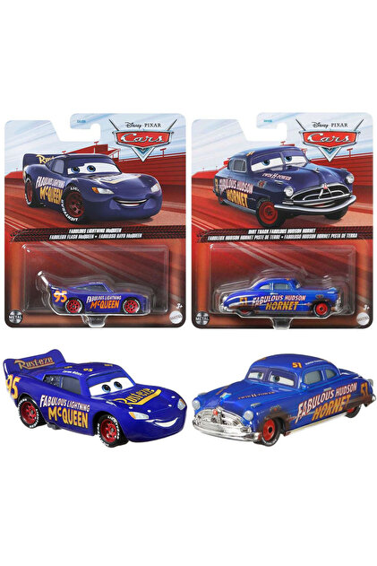 Cars Disney Pixar - 2 Model Set - Fabulous Hudson Hornet