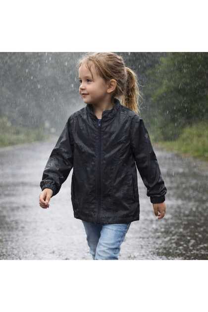 Girl Boy Leather-Look Shiny Coat Zippered Pocket Look Transitional Children's Jacket 5-6-7-8 Years Old