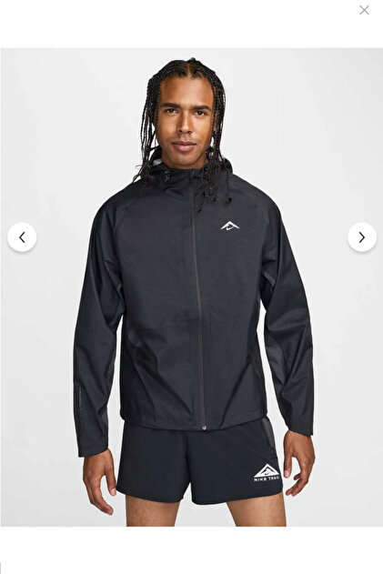 Nike Cosmic Peaks Storm-Fit Adv Erkek Siyah Koşu Ceket FZ1084-010