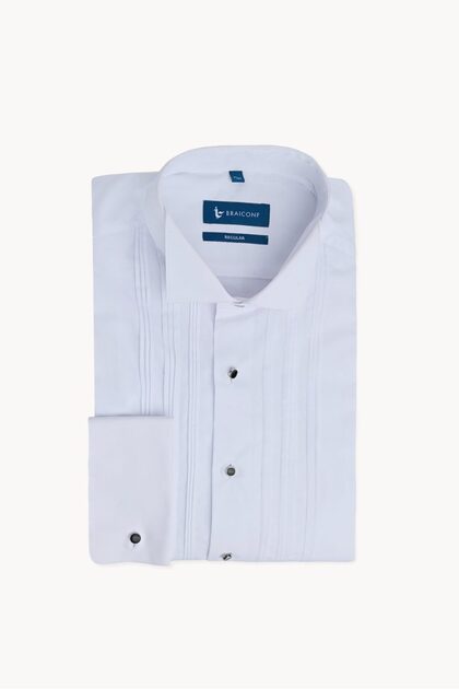 Camasa de ceremonie croita cu tipar clasic Multicolor