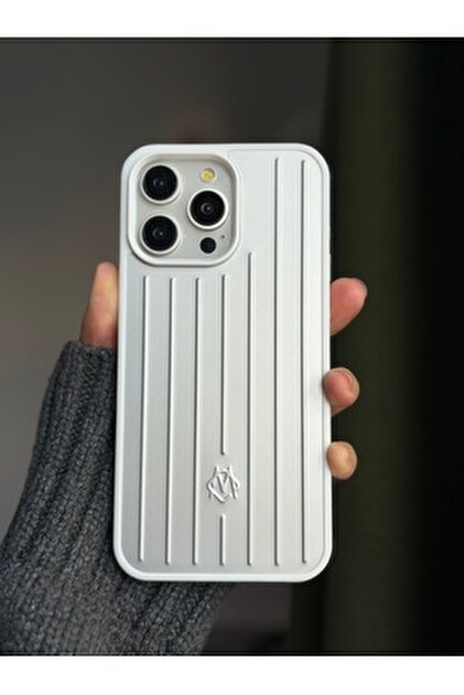 EFCASE Iphone 16 Pro Max Uyumlu - Rimowa Premium Valiz Desenli