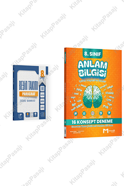 Mozaik Yayınları ve Beyin Takımı 8. Sınıf LGS Anlam Bilgisi