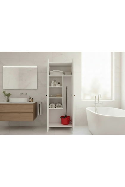 Vivense LAVO İKİ KAPAKLI TEMİZLİK DOLABI, 54X160X33 - Fiyatı