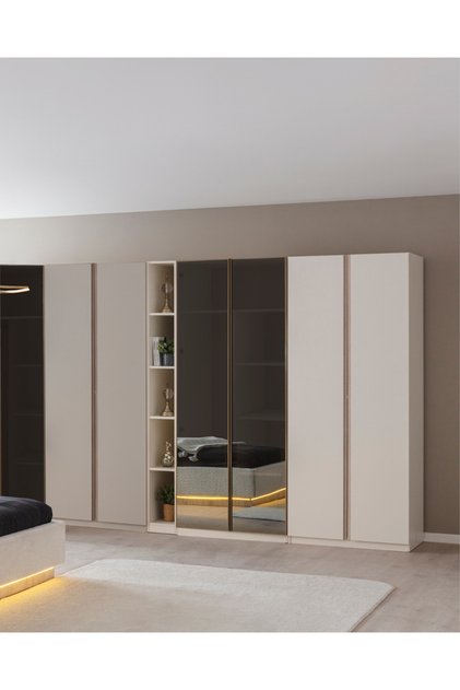 Flora 6 Kapaklı Dolap & Gardırop