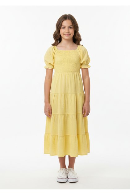Girls Dress Short Sleeve, 9-10Y