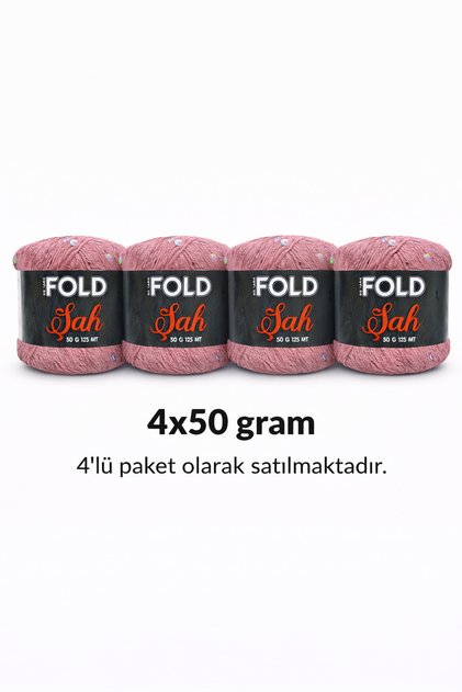 Åžah - Sequined Yarn 50 Gr 125 Mt Knitting Yarn Cardigan, Shawl, Yarn Bag Pi
