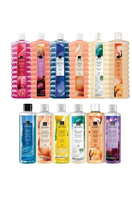 Set geluri de dus 250 ml + spumante baie 1l