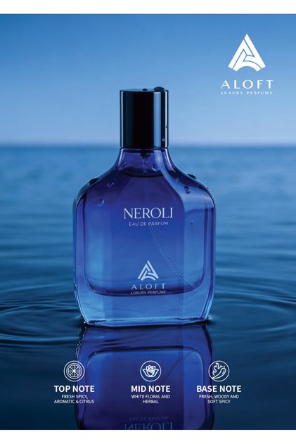 Neroli Eau de Perfume 100ml–Long Lasting Perfume Spray for Men & Women,Fresh Citrus Floral Fragrance