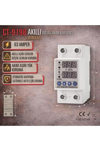 Voltaj Akım Koruyucu 63 Amper Sigorta (Ct 9198)
