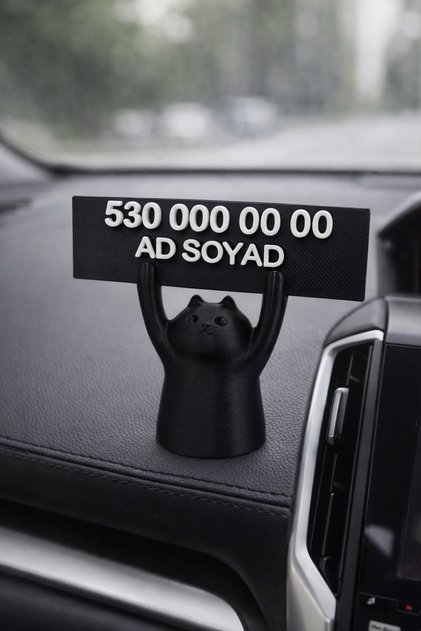 Otomobil Park Numaratörü - Yeni Sıradışı Modern Tasarım Numaratör - Araç İçi Numaratör