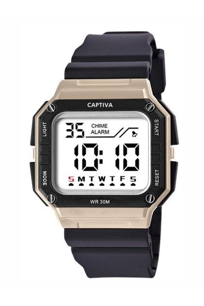 Digital 3 Atm Water-Resistant Lights+Alarm+Stopwatch+Calendar Children's Wristwatch Cp.Yn.26.M1