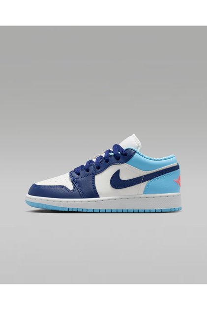 AİR JORDAN 1 LOW GS BASKETBOL AYAKKABISI (DAR KALIP)-