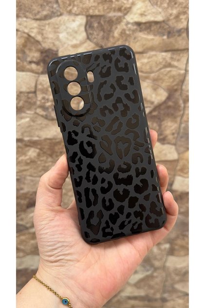 Huawei Nova Y70 Compatible Leopard Printed Pack Silicone Shock-Absorbing Classic Protected Rubber Case