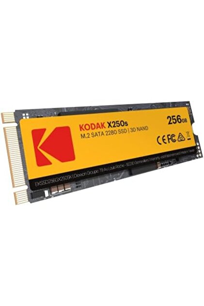 Kodak X250s 256GB M.2 SATA SSD 2280 – 520MB/s Hızlı Dahili SSD