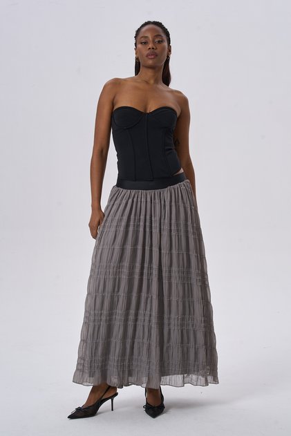 Elegant Design Daily Comfortable Stylish Pleated Skirt