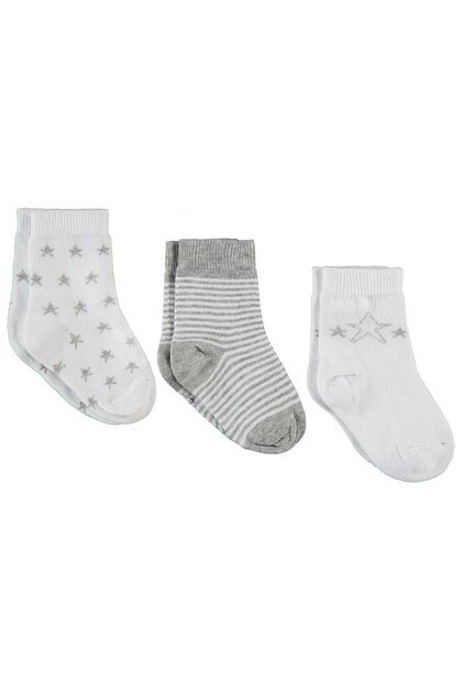 Baby Boy 3-Piece Sock Set 6-18 Months - Standard 12 Months