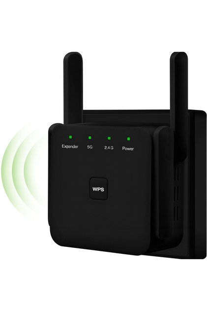 Επέκταση εύρους WiFi 1200 Mbps, Ενισχυτής Semnal, Repeater Cu 4 Antene, Port Ethernet