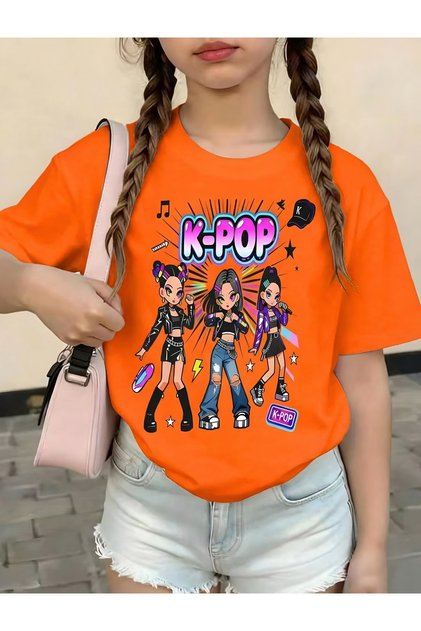 K-Pop Printed Unisex Children's T-Shirt 3Gh2